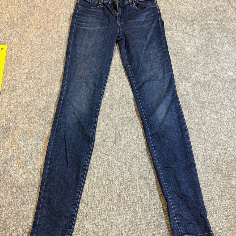 J Brand Blue Skinny Jeans size 28
